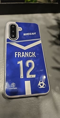 Customer photo review of Coque foot BORDEAUX GIRONDINS personnalisable - TEAMCOQUES