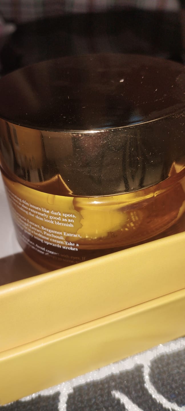 Customer photo review of Turmeric Night Repair Cream