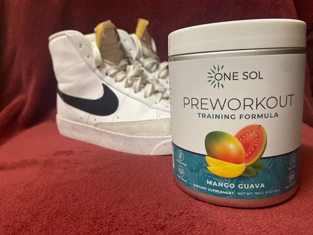 Customer photo review of Pre Workout Training Formula