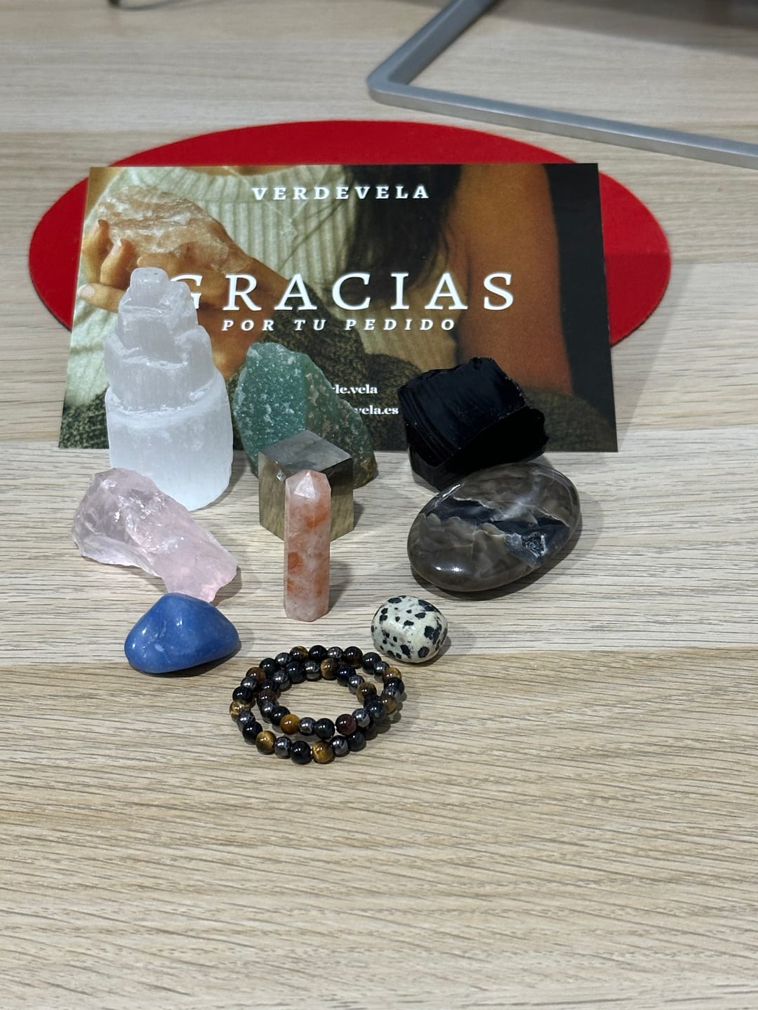 Customer photo review of Obsidiana negra Masivo | Autorrealización - Protección