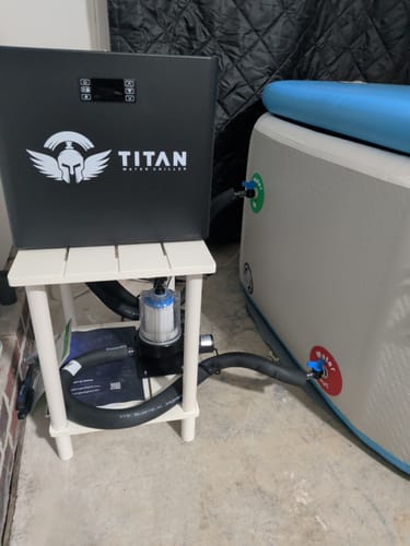 Customer photo review of Cold Plunge Chiller Black