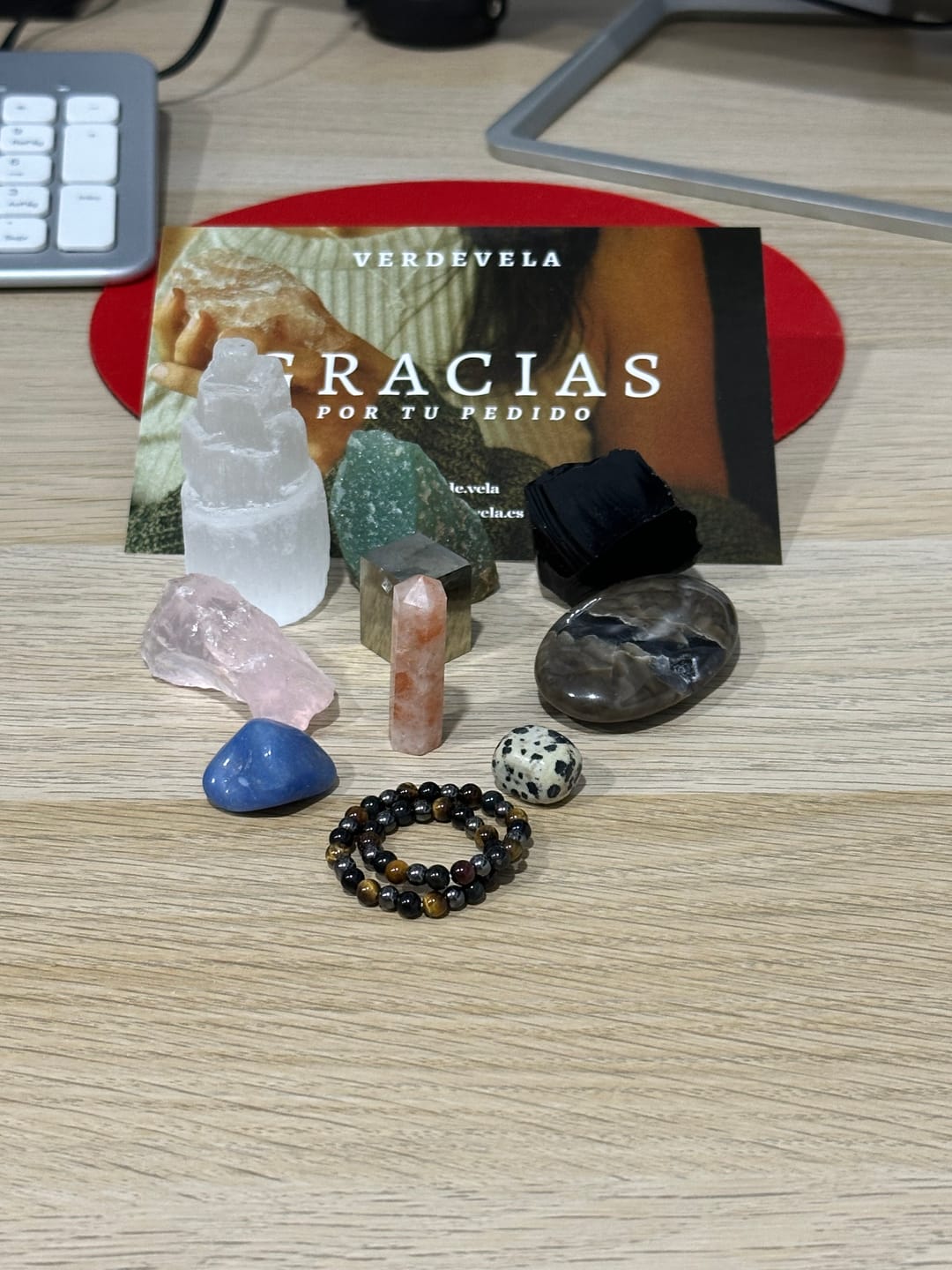 Customer photo review of Cuarzo azul | Rodado mini | Concentración - Relajación
