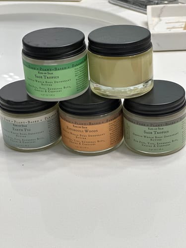 Customer photo review of STAPLES Aluminum + Baking Soda Free Full Body Deodorant Butter