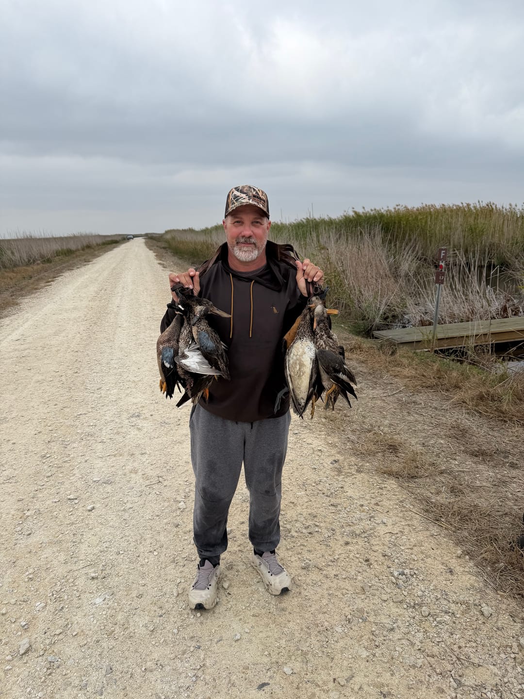 Customer photo review of Blow Me, Duck Hunting, Leather Patch Hat
