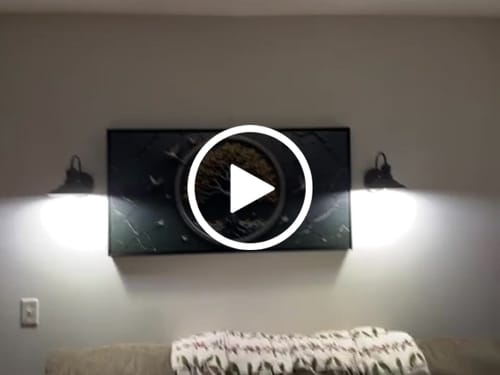 Customer video review of 3D Rose and Skull Wall Art VI