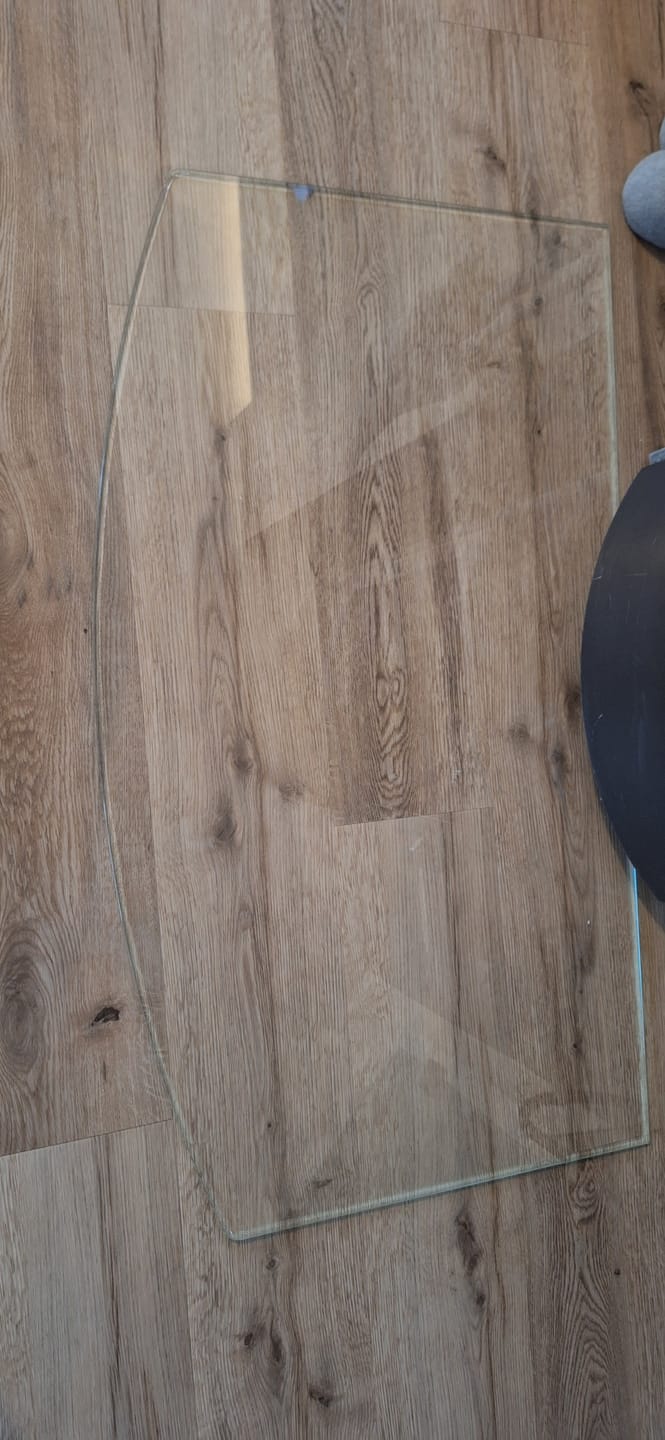 Customer photo review of Silikon-Dichtlippe Schmutzlippe für Glasplatte, Kaminplatte, Ofenplatte, Bodenplatte - FLEX