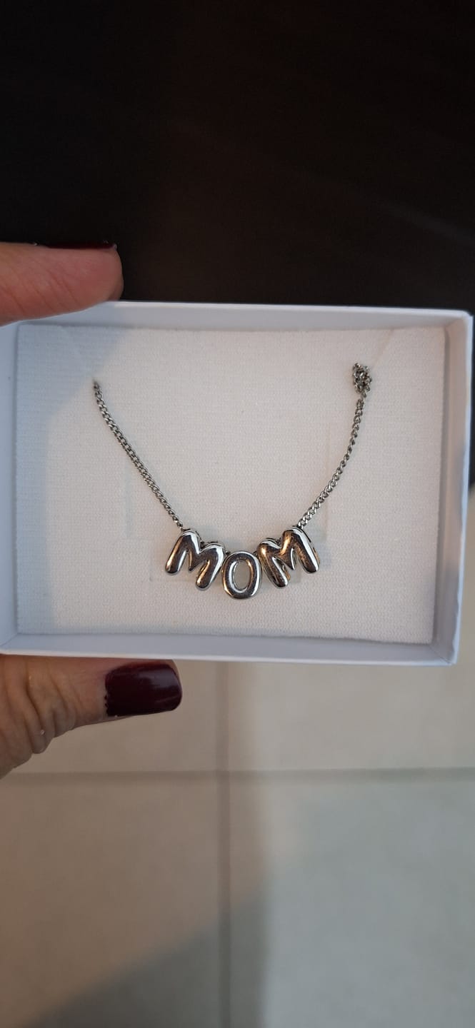 Customer photo review of Collar Con Doble Contorno Circulo