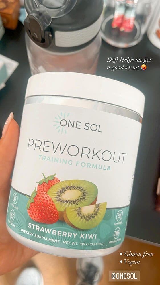 Customer photo review of Pre Workout Training Formula