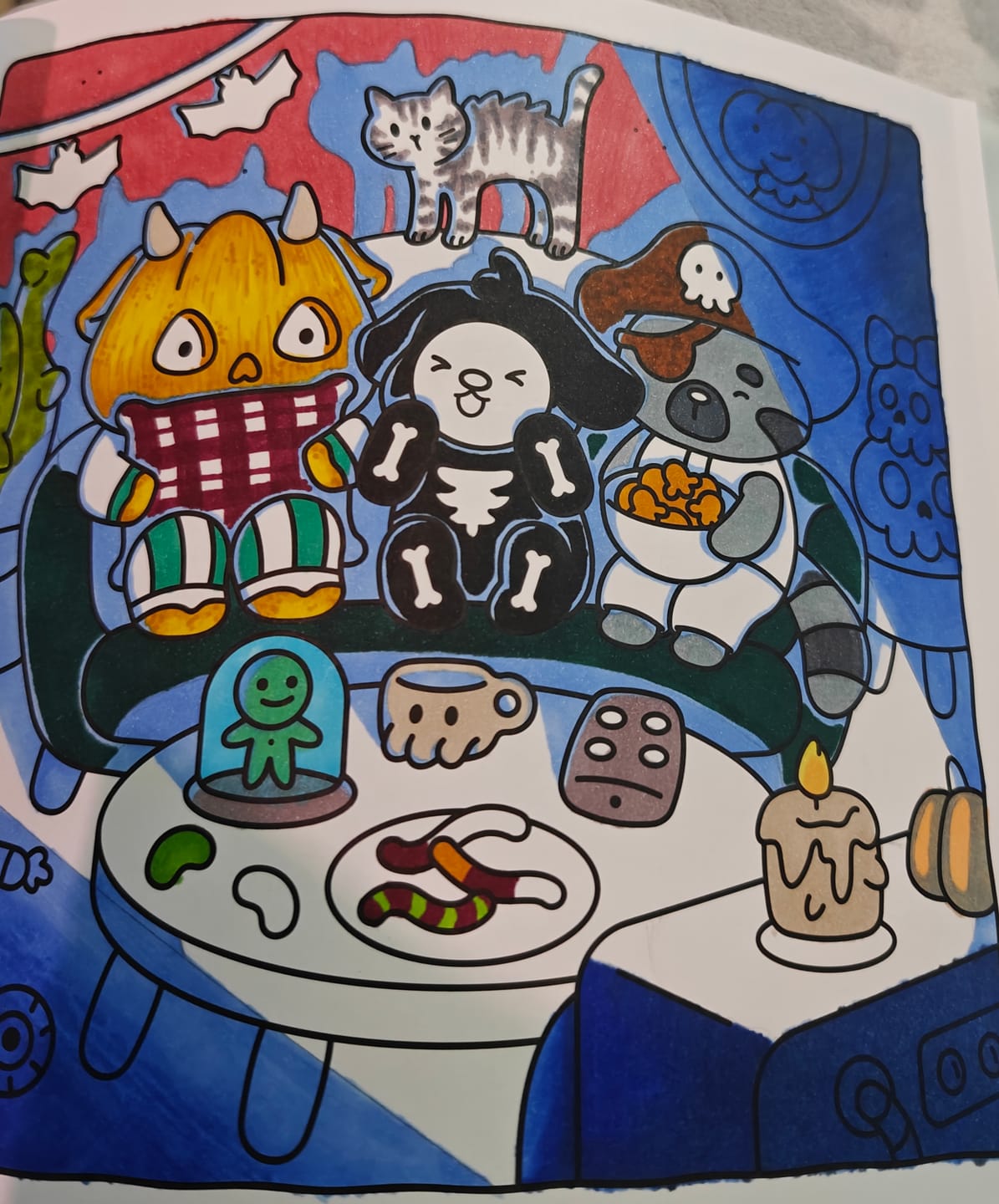 Customer photo review of Ohuhu Honolulu 72 Colors Dual Tips Alcohol Art Markers