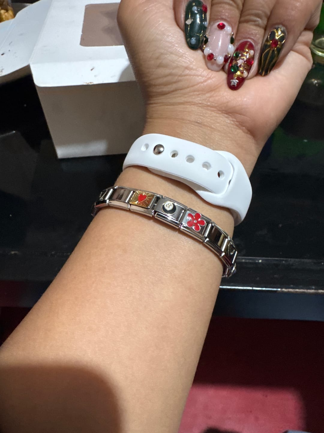 Customer photo review of Charm Corazon Brillante