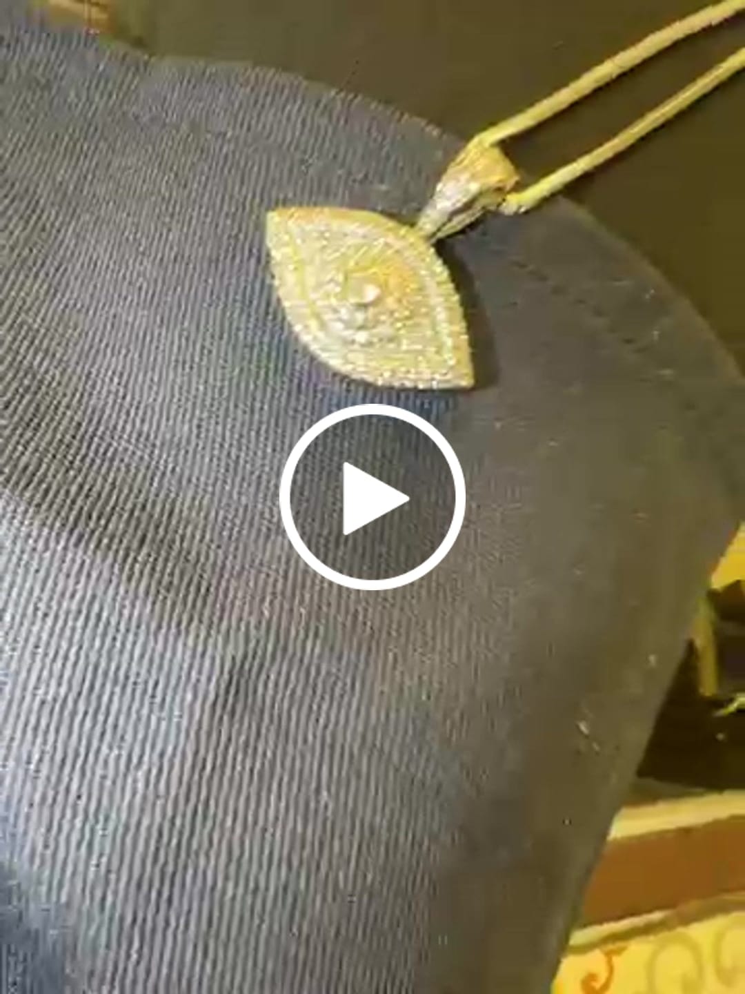 Customer video review of Iced Eye Pendant - White Gold