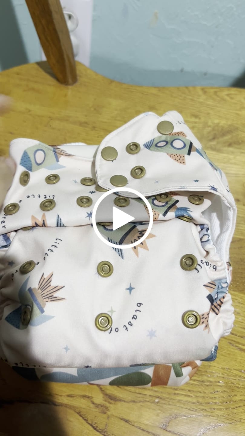 Customer video review of Luxe Pocket Cloth Diaper with Dual Inner Gussets and Athletic Wicking Jersey