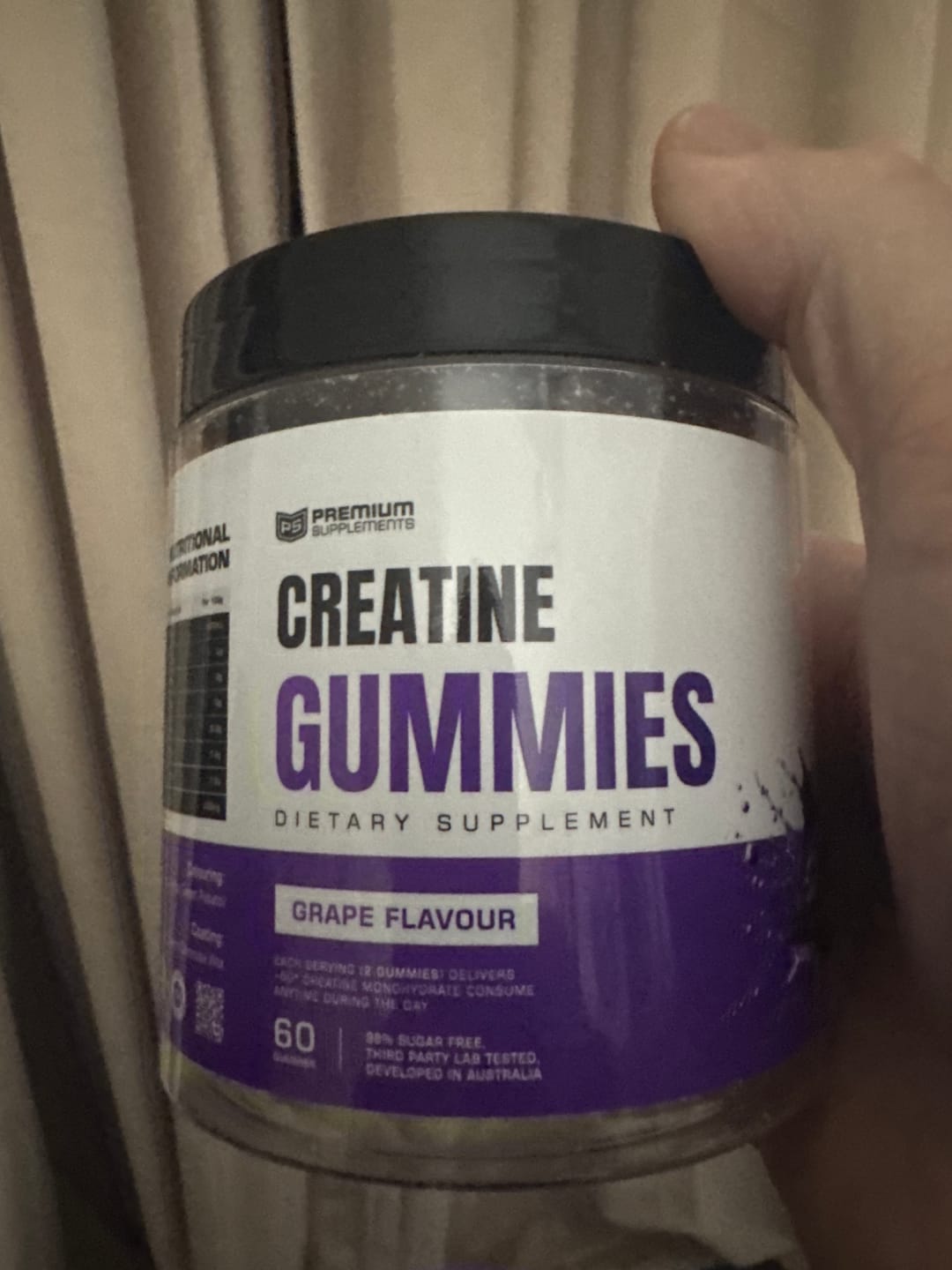 Customer photo review of Creatine Gummies *Clearance read description*