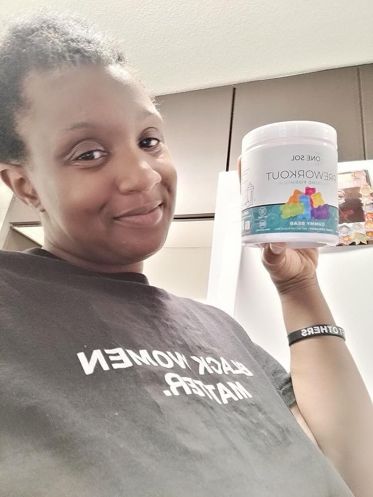 Customer photo review of Pre Workout Training Formula