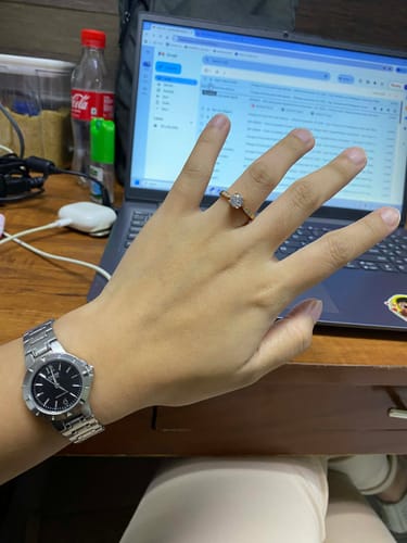 Customer photo review of 1ct Athens Engagement Ring (ON HAND)