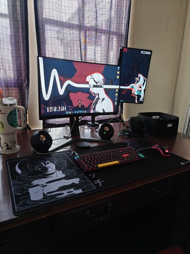 Customer photo review of Fibonacci X-Large Mouse Pad