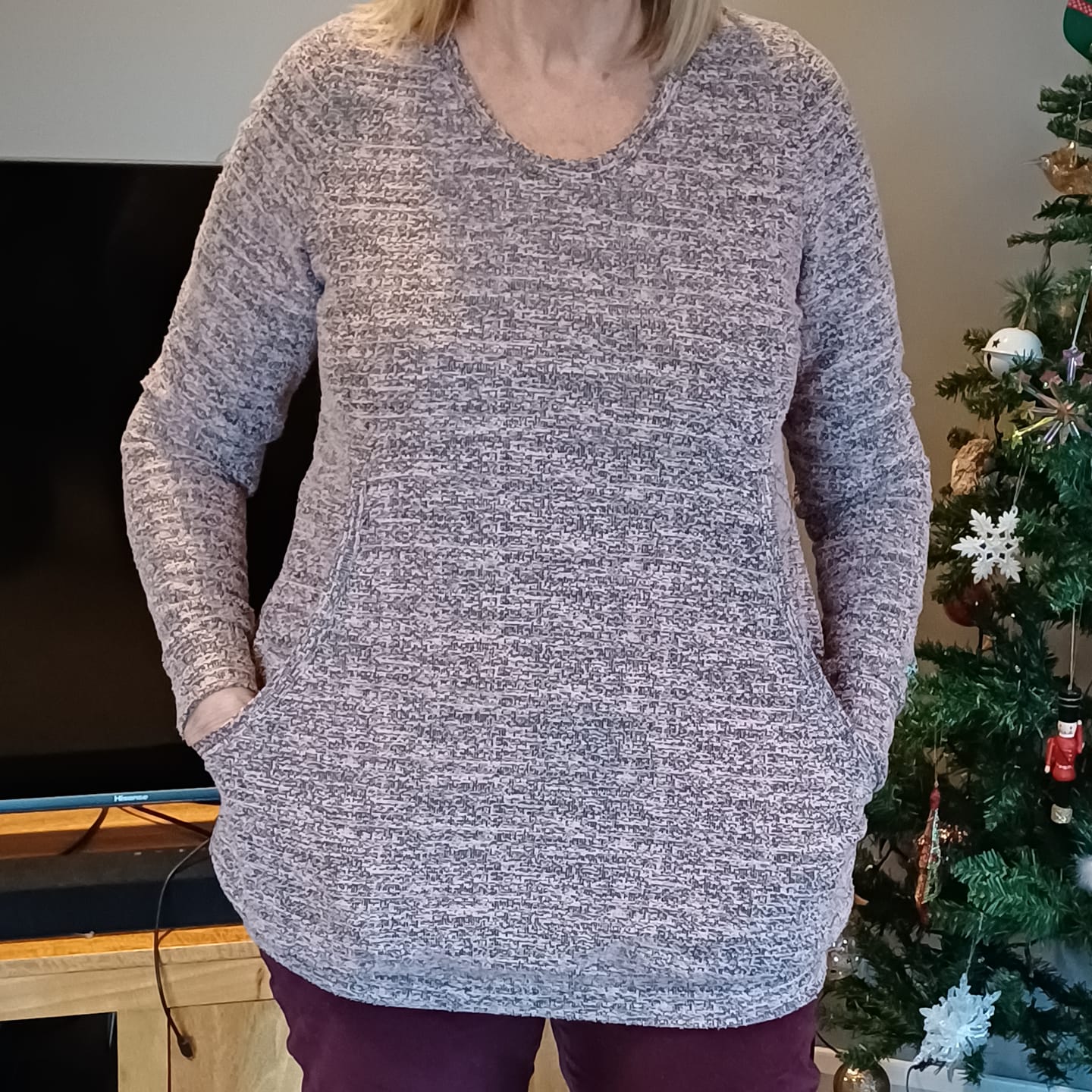Customer photo review of Static Print Thick Knit Jersey Fabric