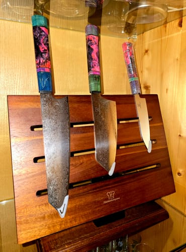 Customer photo review of Gyuto Damastmesser Set | Limited Black Friday Edition