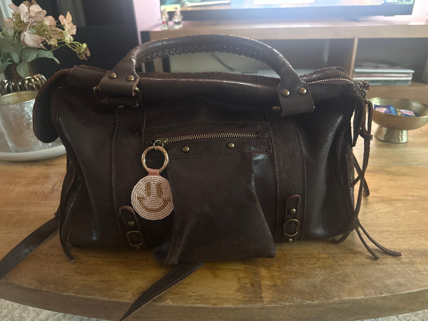 Customer photo review of It girl bag espresso martini