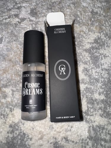 Customer photo review of COSMIC DREAMS BODY HAIR & BODY MIST