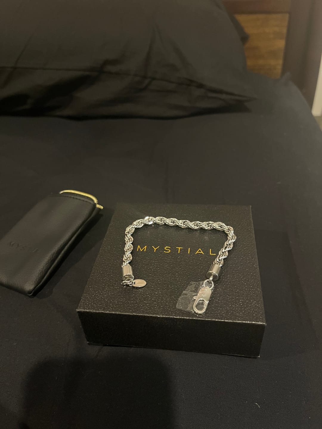 Customer photo review of ROPE BRACELET (WHITE GOLD) 5MM