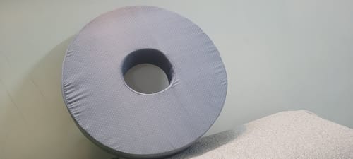 Customer photo review of Round Ring Cushion Pillow | Provides Cushioned Seating  to reduce Pain & Discomfort