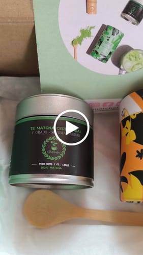 Customer video review of 🎁Té matcha del mes
