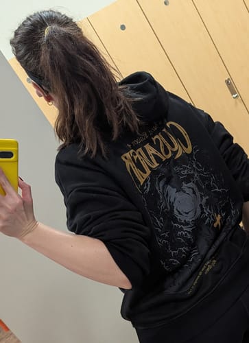 Customer photo review of Crusader Hoodie