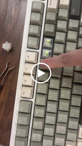 Customer video review of KEYGEEK LITTLE ELF LINEAR SWITCH FACTORY LUBED EDITION (10PCS)