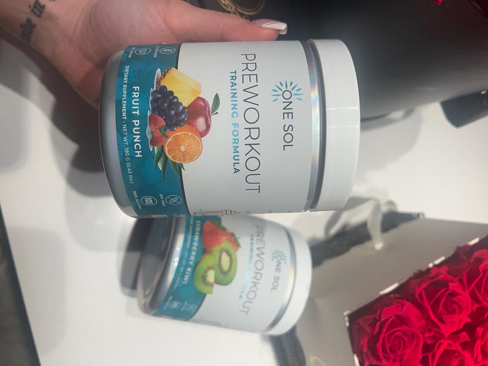 Customer photo review of Pre Workout Training Formula