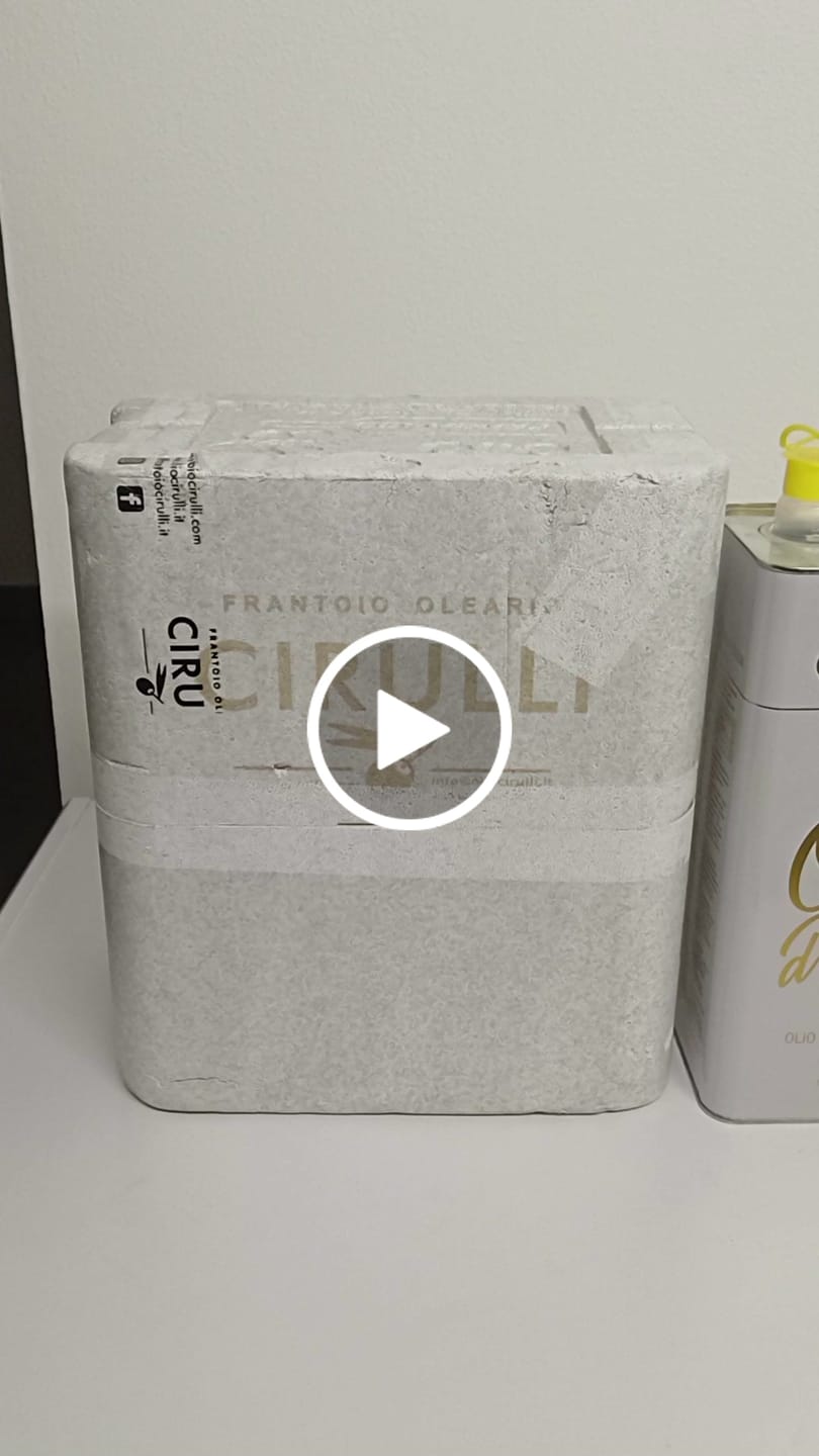 Customer video review of 1 lattina di olio extravergine di oliva • 5 Litri