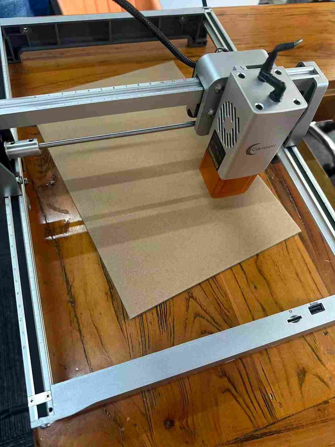 Customer photo review of Carverall X2/K15 Pro Mini Portable Laser Engraver | 300*200mm