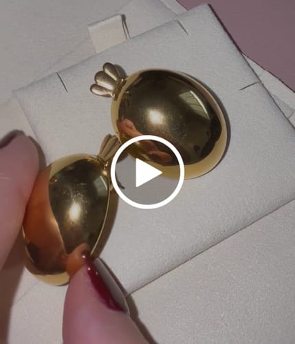 Customer video review of Orecchini "Rugiada all'alba"
