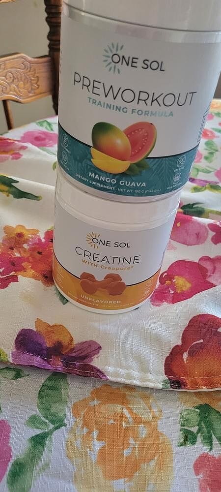 Customer photo review of Pre Workout Training Formula