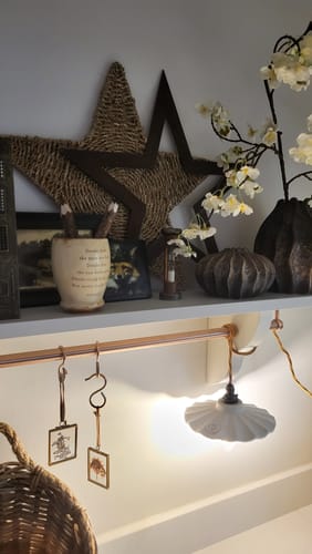 Customer photo review of Rustic 3 X rusty Christmas Stars Decorations