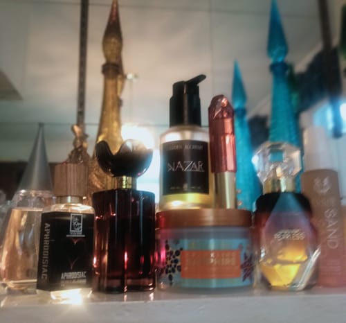 Customer photo review of NAZAR BODY OIL