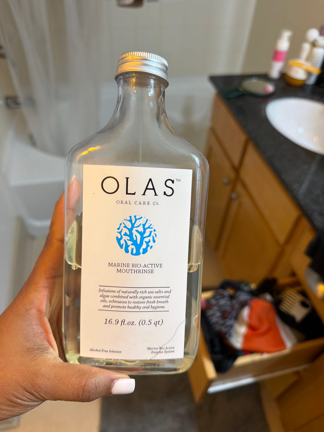 Customer photo review of OLAS Mouthrinse - 500 mL