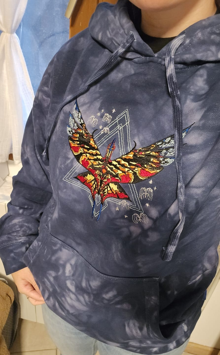 Customer photo review of *PRE-ORDER* Last Shadow Premium Tie Dye Hoodie