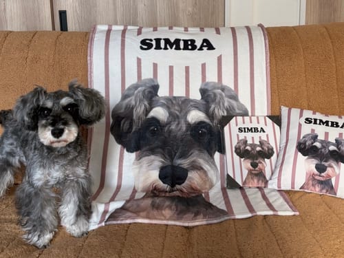 Customer photo review of Petcanva©オーダーメイド ペット似顔絵【3点セット】