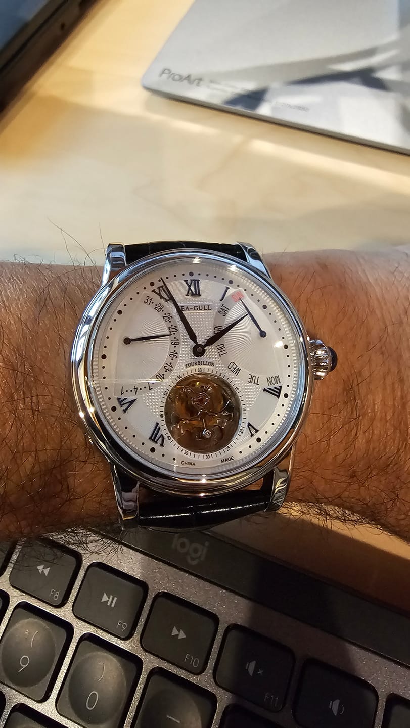 Customer photo review of Tourbillon | Heritage Series | Complete Calendar | Roman Numeral | 43mm