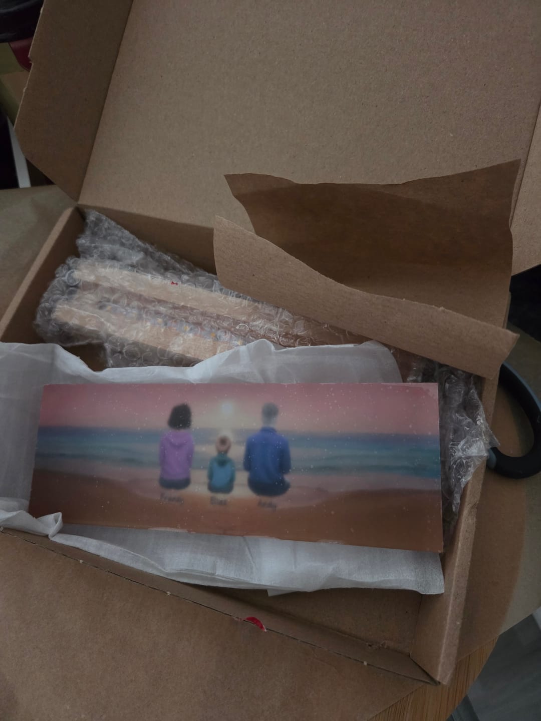 Customer photo review of Familie - Personalisierter LED Aufsteller mit der ganzen Familie