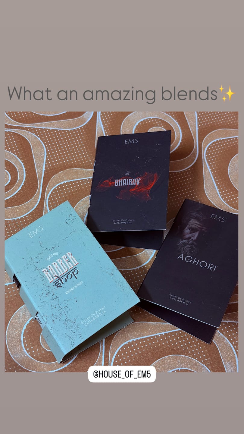 Customer photo review of The Premium Masculine Scents Pack of 3 Perfumes