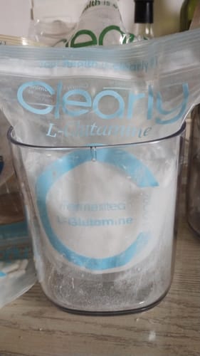 Customer photo review of L-glutamine