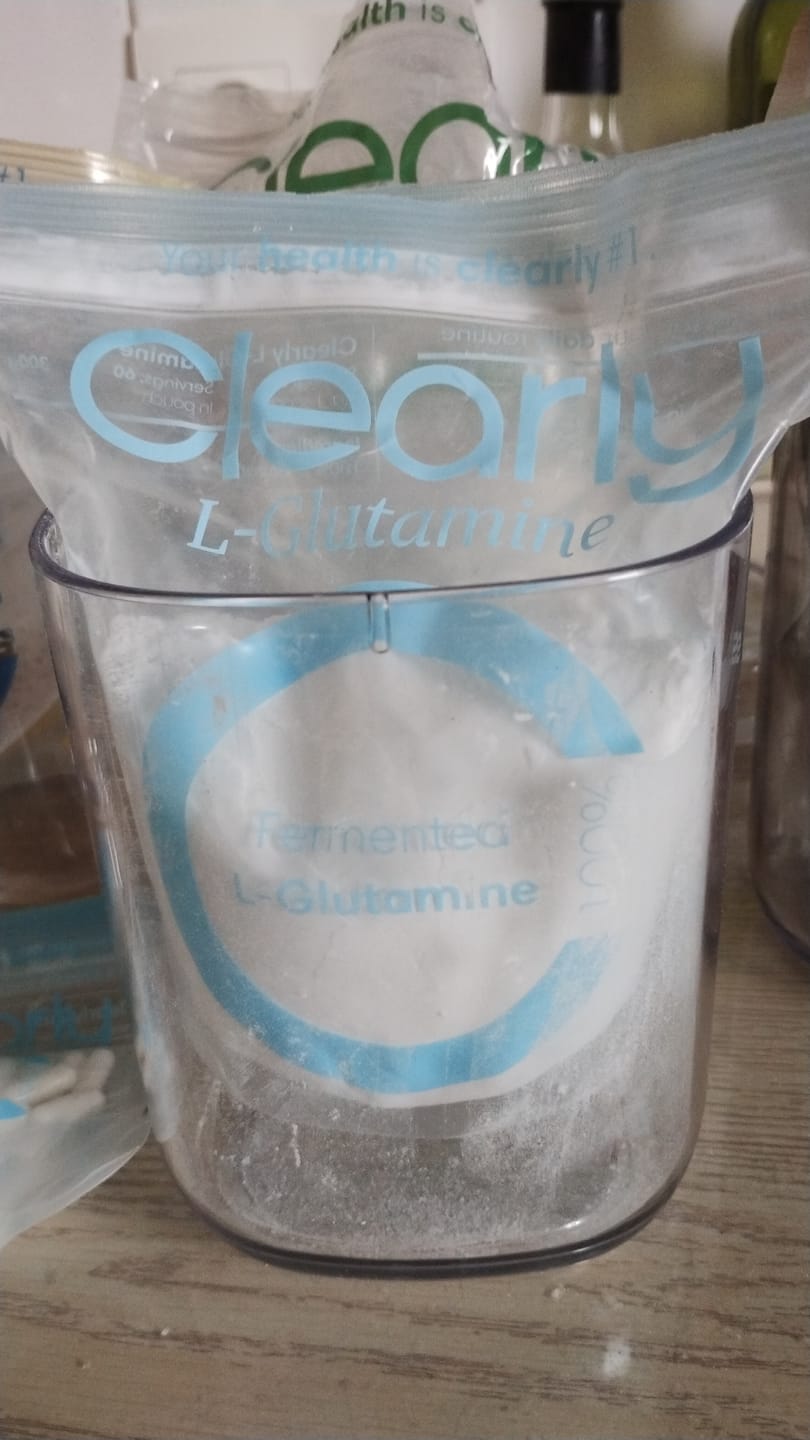 Customer photo review of L-glutamine