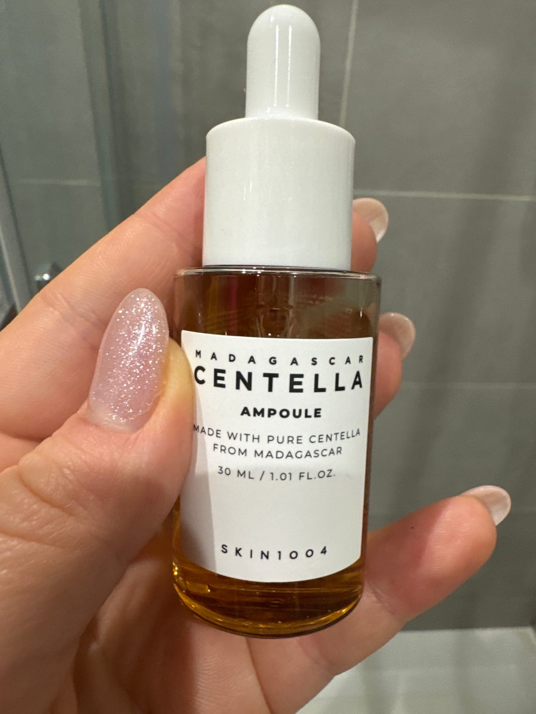 Customer photo review of Ampula ar azijas centellas ekstraktu SKIN1004 Madagascar Centella Ampoule