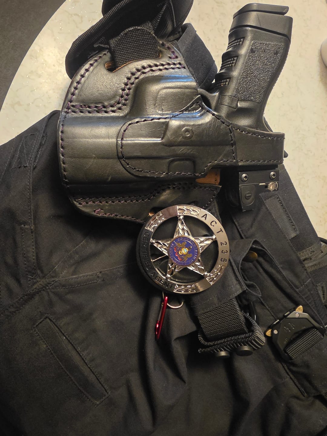 Customer photo review of Customizable Badge BA29