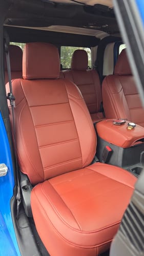 Customer photo review of Premium Custom-Fit Seat Covers