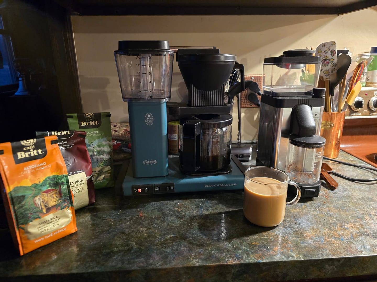 Customer photo review of COSTA RICAN DARK ROAST COFFEE