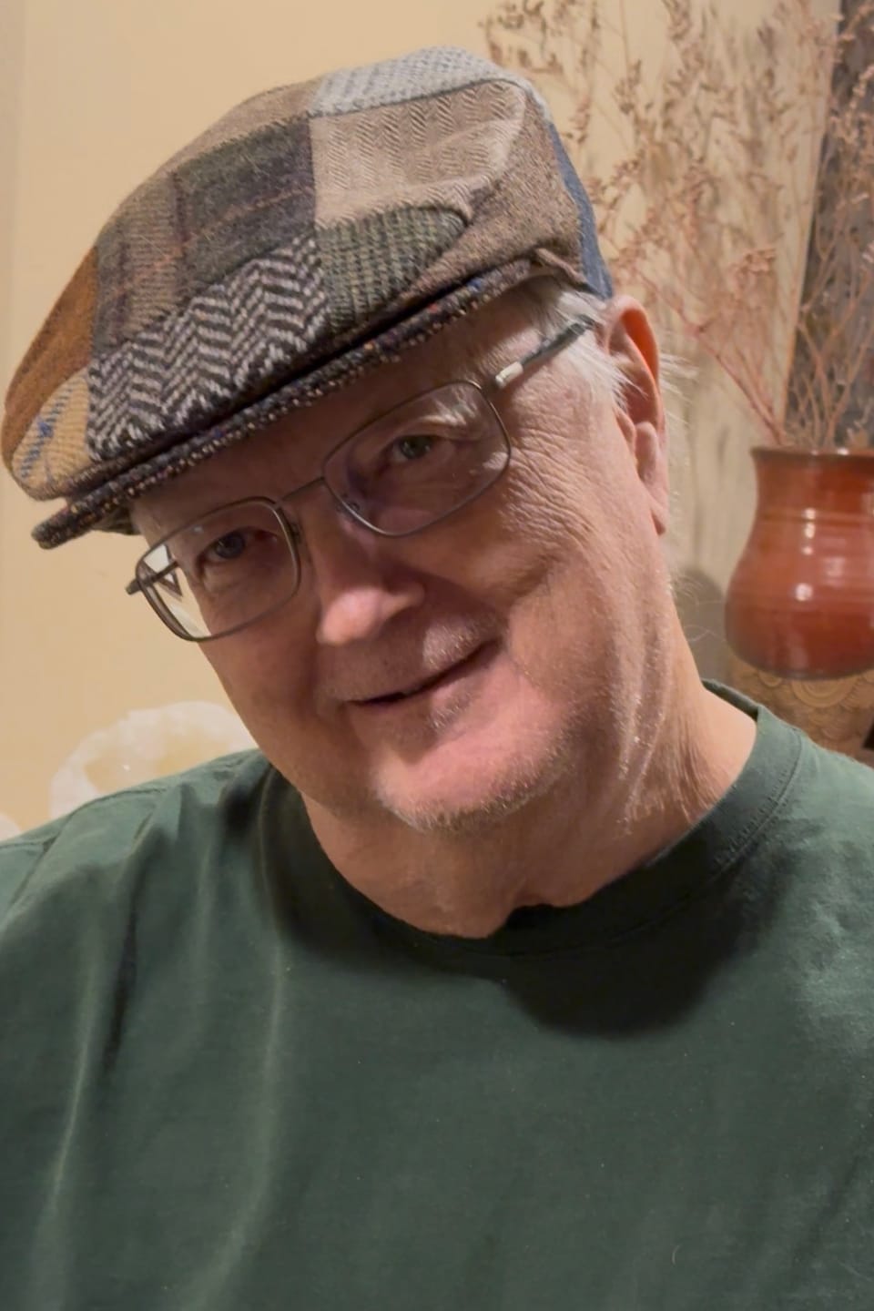 Customer photo review of Vintage Cap Patchwork Tweed