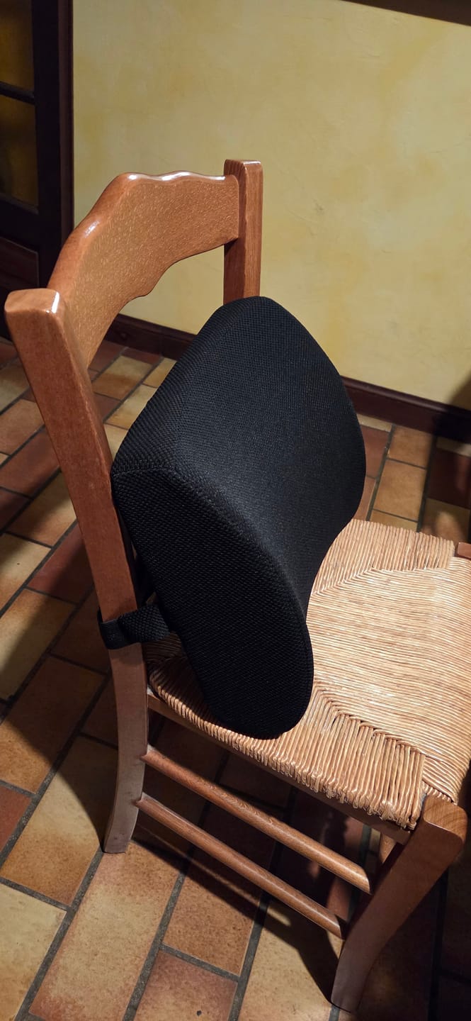 Customer photo review of Coussin Orthopédique Dossier Cellsius - Soulage les douleurs lombaires et dorsales